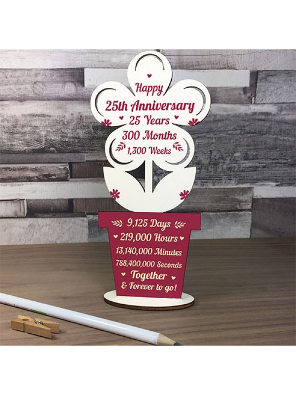 25th Wedding Anniversary Gifts For Him
 25th Wedding Anniversary Gift For Husband Wife Gift For