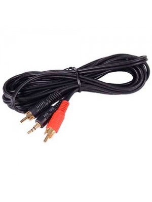Gold Speaker Cable phono stereo 3.5 mm (M) - RCA (M) 3m