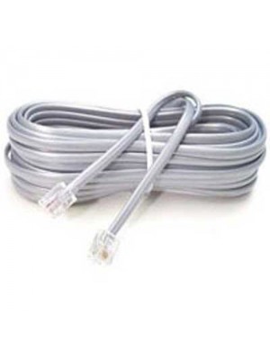 4 Pole RJ11 Male to Male Modular Cable 2m