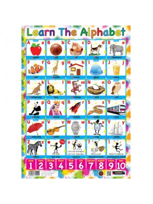 Sumbox Know Your Alphabet Early Learning Educational Poster