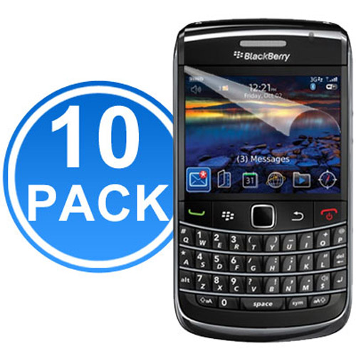 10 x Anti Scratch LCD Screen Protectors for Blackberry Bold 9700