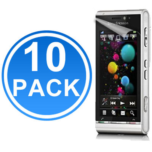 10 x Anti Scratch LCD Screen Protectors for Sony Ericsson Satio