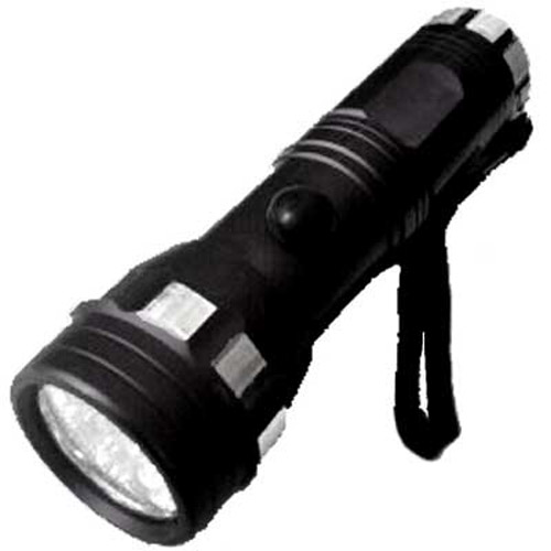 14 LED Ultra Bright Torch (Batteries included) - Black