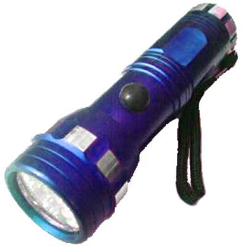 14 LED Ultra Bright Torch (Batteries included) - Blue