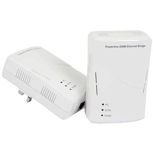 Powerline 200Mbps AV HomePlug Networking Twin Pack