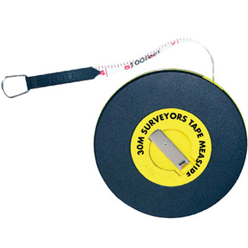 30M Surveyor Builders Fibreglass Measuring Tape