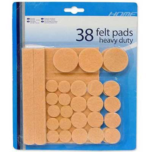 Heavy Duty Felt Pads - Floor Surface Protectors