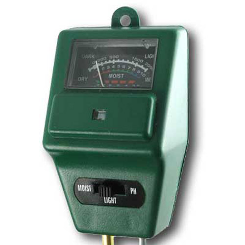 Advanced Soil Moisture, Light and pH Meter