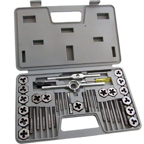 Pro 40pc Metric Tap Wrench and Die Set M3-M12