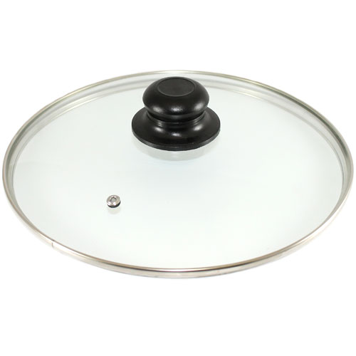 Replacement 27.5cm Vented Frying Fry Pan Saucepan Glass Lid Cover for