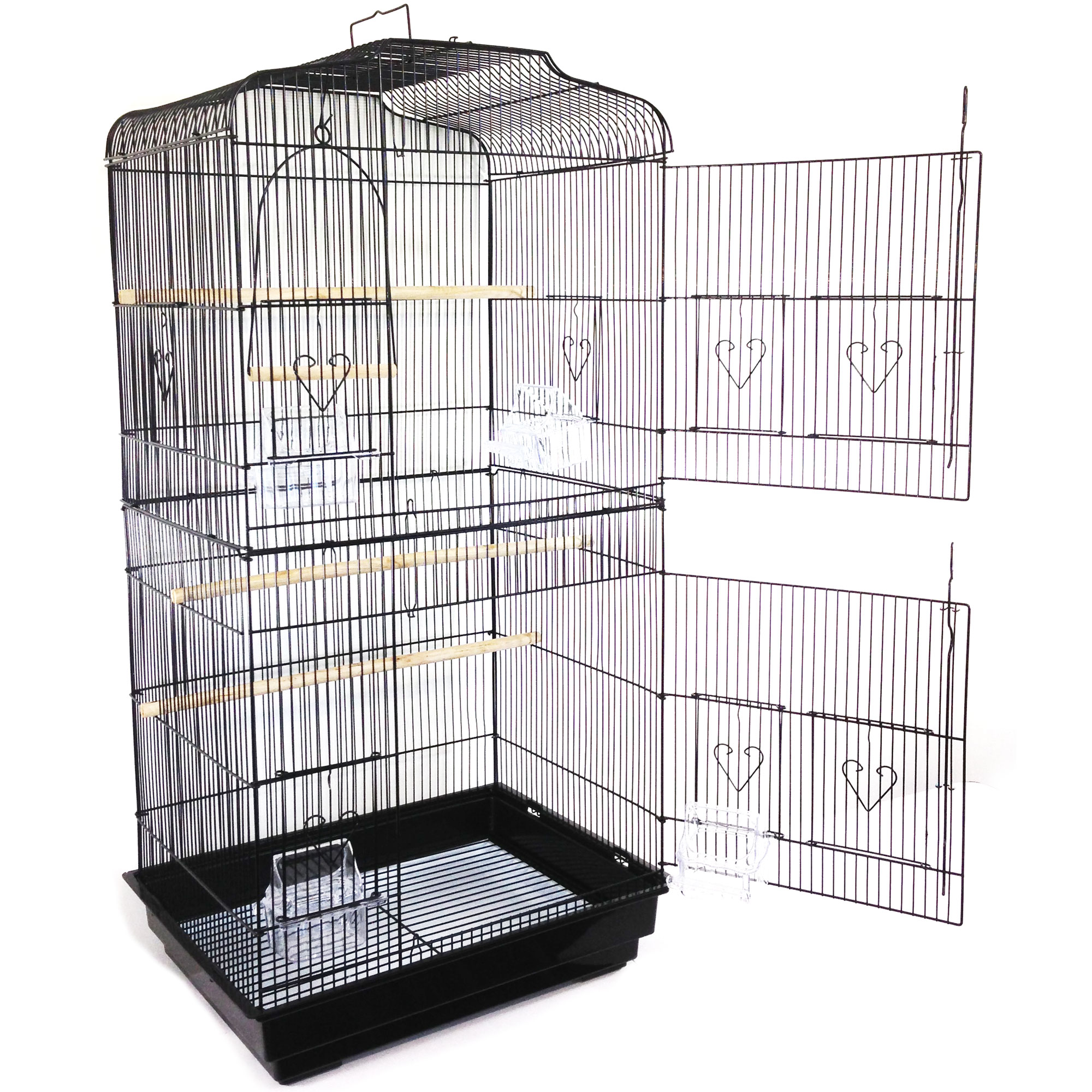 New Valentino XL Extra Large Metal Bird Cage Canary Finch Budgie Parrot Birdcage eBay