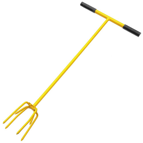 Long Handled Twist Cultivator Claw 4 Prong Weeding Remover Garden