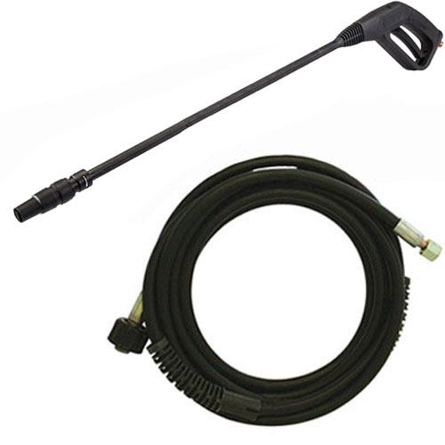 8m High Pressure Hose & Spray Lance Kit - Heavy Duty