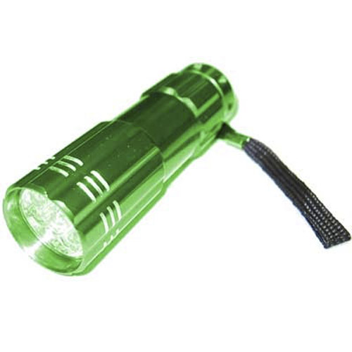 Ultra Bright LED Torch (Batteries included) - Green