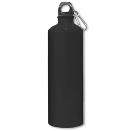 Aluminium Drinks Bottle - 1 Ltr - Black