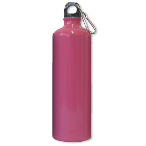 Aluminium Drinks Bottle - 1 Ltr - Pink