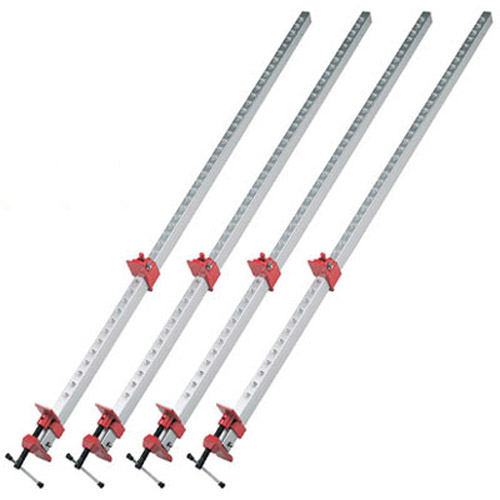 4 Pack Silverline Aluminium Bench Sash Clamp - 1200mm 180Kg Max
