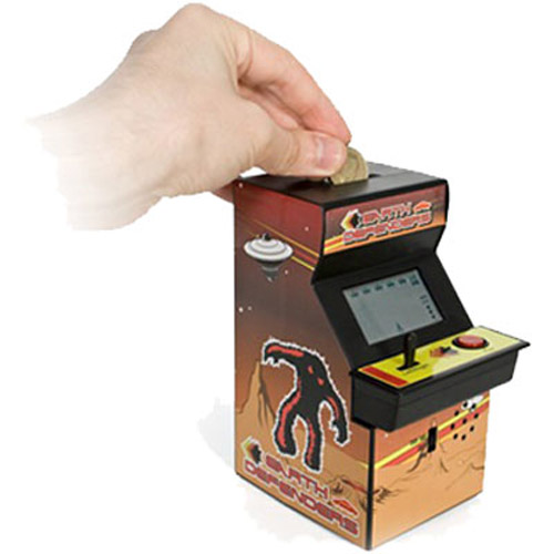 Earth Invaders Arcade Machine Money Box