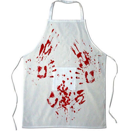 Butcher's Apron - Butchered Bloody Hand Prints