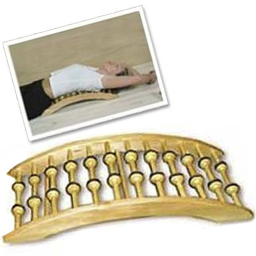 Wooden Magnetic Back Stretcher for Shiatsu Massage Pain Relief