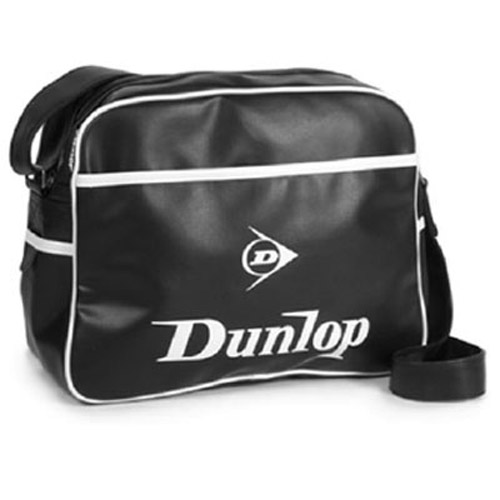 Dunlop Classic Retro Shoulder Bag - Black / White
