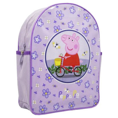 Peppa Pig Lilac Butterflies Backpack for School Bag