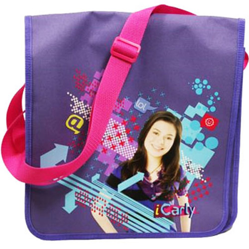 iCarly Despatch Messenger School Bag - Purple