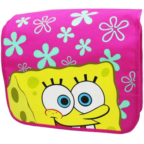 Spongebob Squarepants Pink Despatch Messenger School Bag