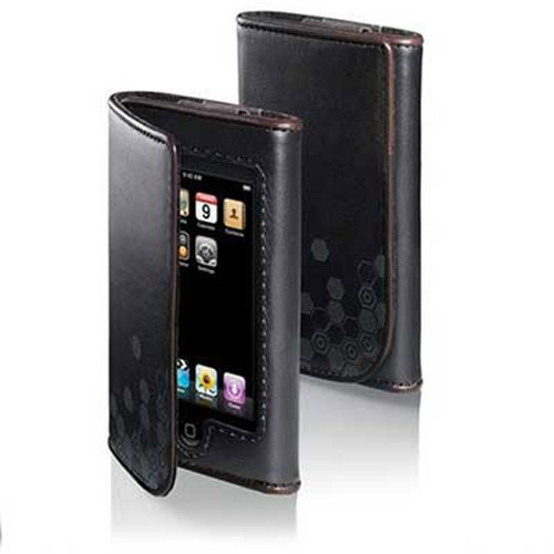 Belkin iPod Touch Leather Folio - Black/Chocolate