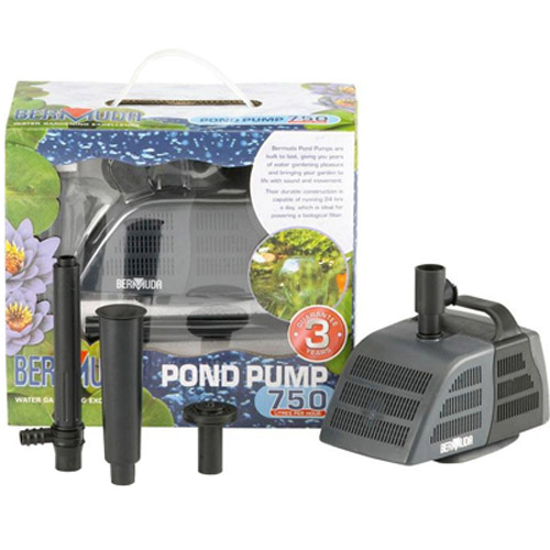 Bermuda 750 Small Filter Fountain Pond Pump - Runs 24Hrs A Day