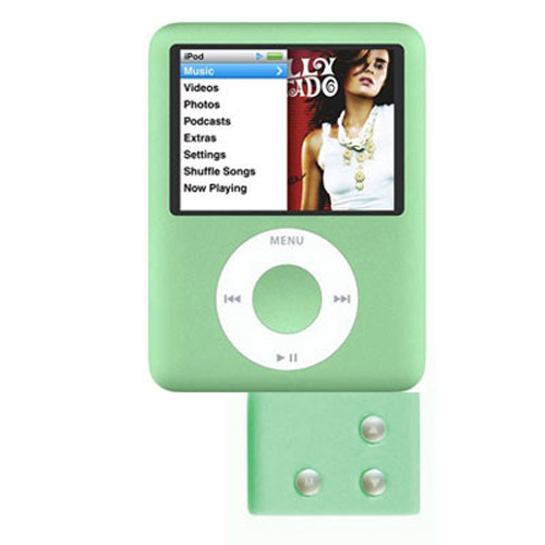 Wireless FM Transmitter for iPod Nano 3G - Green