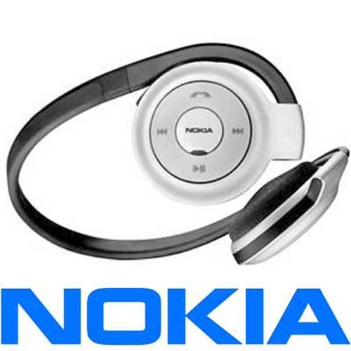 Nokia BH-503 Bluetooth Stereo Headset - Black/Silver