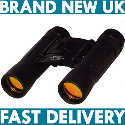 Compare prices and offers 10 X 25 FOLDING SPORTS BINOCULARS WITH ACTIVE RUBY LENS