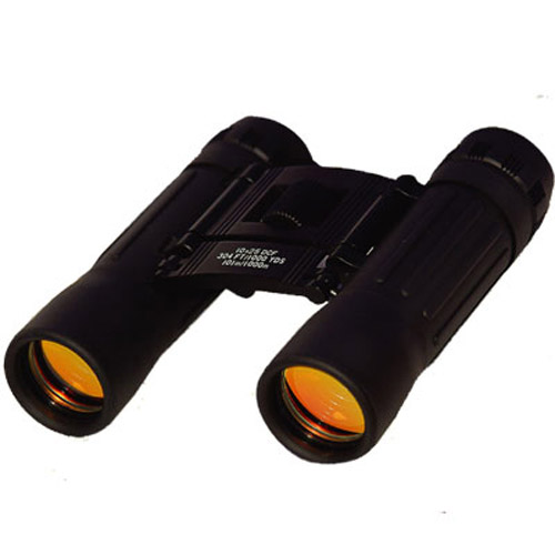 Folding Sports Binoculars with Ruby Lens - 10 x 25mm