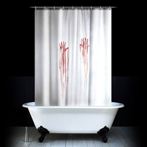 Blood Bath Shower Curtain