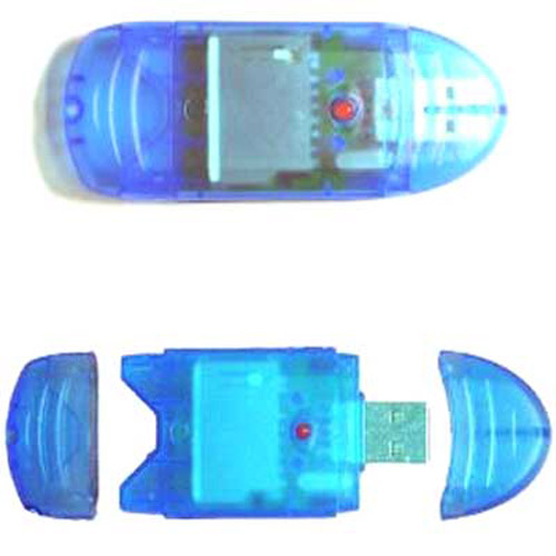 Compact USB 2.0 Card Reader/Writer SD Mini SD MMC RS-MMC T-Flash