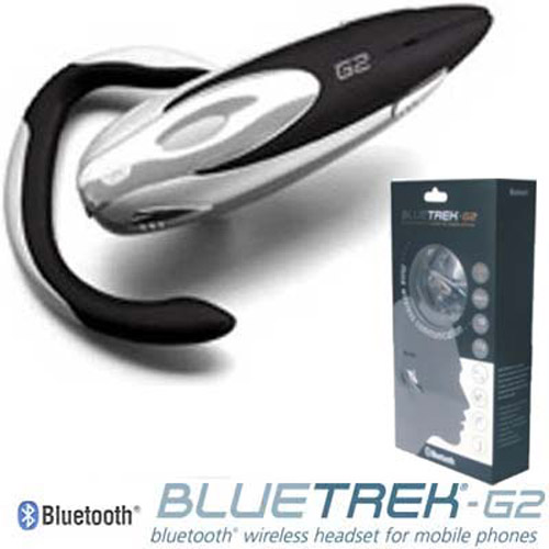 New Bluetrek G2 Bluetooth Headset Boxed - Silver