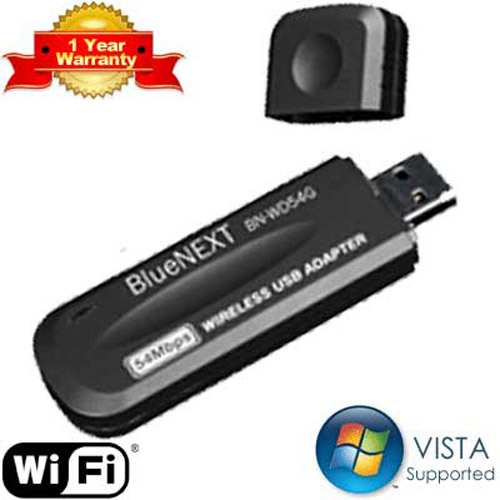 BlueNEXT Wifi Wireless LAN USB Adapter WI-FI Dongle VISTA Ready