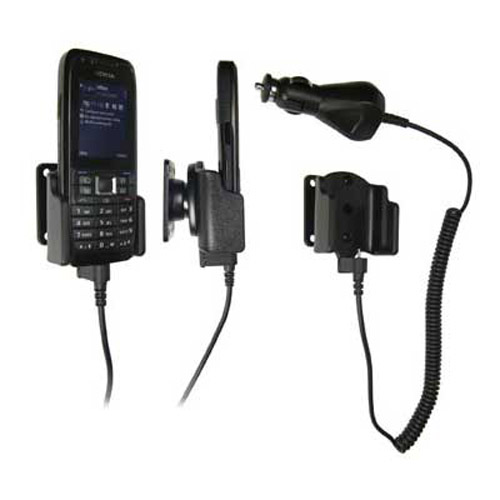 Brodit Active Holder with Tilt Swivel and Charger for Nokia E51