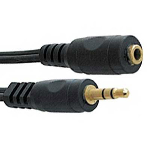 Gold Audio Extension Lead 3.5mm - 3.5mm - Male - Female - 5m