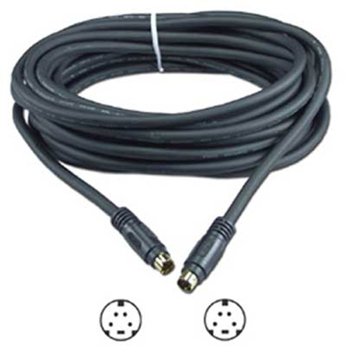 SVHS Plug To SVHS Plug Cable - Gold - 5 Metres