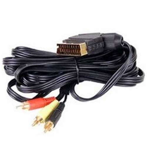 SCART To RCA Cable Premium Gold - 1.5m