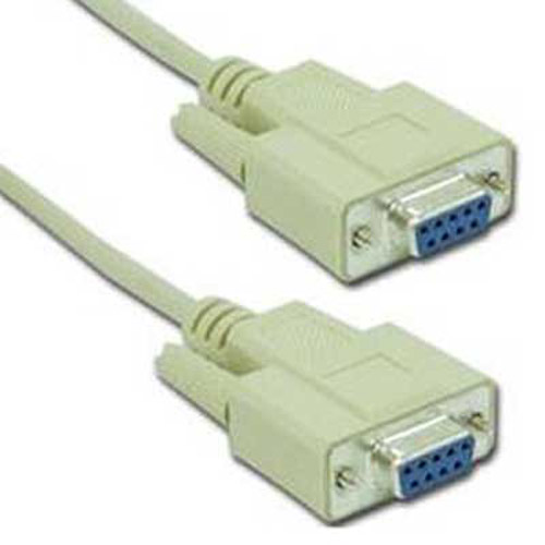 DB9 Female DB9F 9 Pin RS232 Serial Null Modem 2m Cable