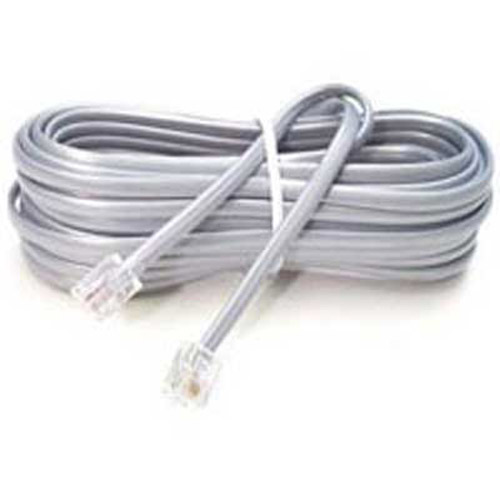 4 Pole RJ11 Male to Male Modular Cable 2m