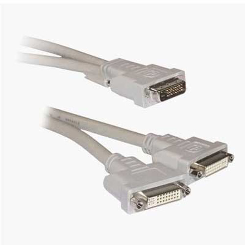 DVI-D Dual Link Y Splitter Cable
