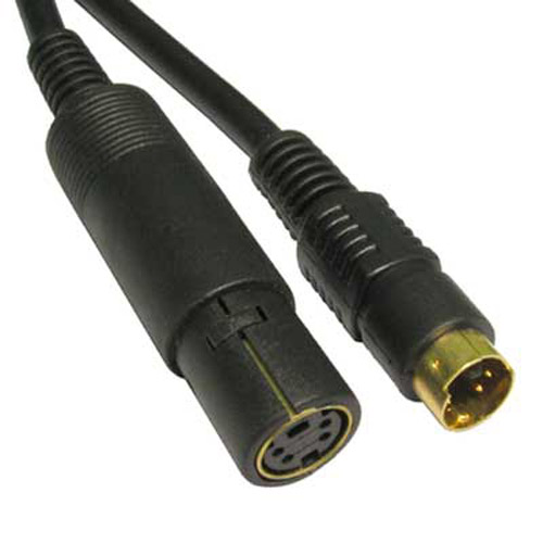 SVHS S-Video Extension Cable TV Out Video Lead - 1.5m