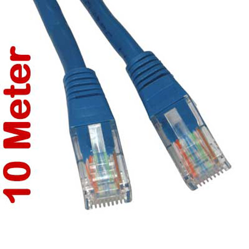 Network CAT5e Straight Ethernet Patch LAN Cable - 10m