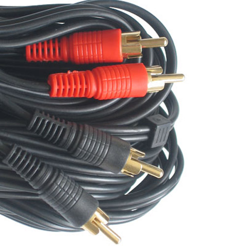 10m Twin Phono 2 X RCA Male - 2 X RCA Male