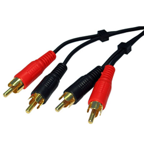 5m Twin Phono 2 X RCA Male - 2 X RCA Male