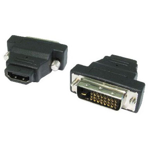 25 Pin DVI Male To 19 Pin HDMI Female Adaptor